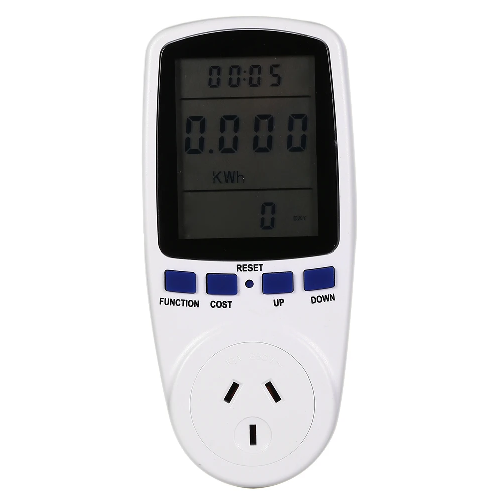 

German Type Digital Power Meter Volt Voltage Wattmeter Energy Meter Power Analyzer Watt Current Analyzer EU/US/UK/AU Plug