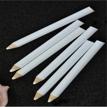 

10pcs Rhinestone Picker Dotting Pencil For Picking Up Stones Nail Art DIY Jewelry Making Decor Tools White Pickup Pen 17.4cm