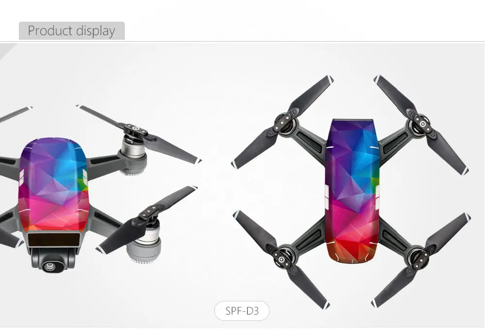 PGYTECH DJI искры углерода Графический Цвет Стикеры камуфляж Drone Водонепроницаемый ПВХ кожи тела Стикеры s D3/D4/ d5/D6/D7/D8