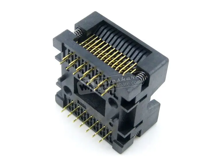 OTS-28-1.27-23 SOP28 SO28 SOIC28 Enplas IC Test Burn-In Socket Programming Adapter 8.7mm Width 1.27mm Pitch