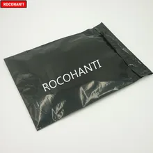 100X Матовая черная полиэтиленовая почтовая упаковка для транспортировки полиэтиленовые почтовые пакеты с логотипом на заказ пластиковая курьерская подарочная сумка