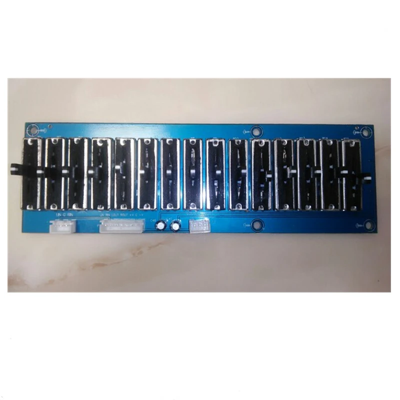 

5/10/15 Band Stereo EQ Equalizer Board 2.0Channel Preamplifier Tone Adjustable Preamp module