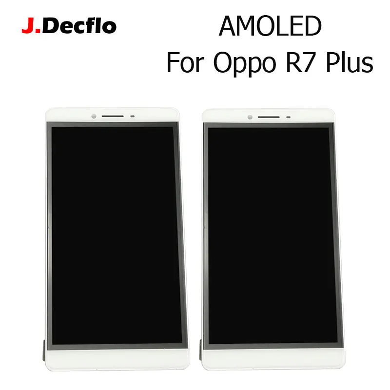 

Original 100% Tested 6.0 Inch Amoled LCD + Touch Screen Without Frame Digitizer Assembly Replacement For Oppo R7 Plus White