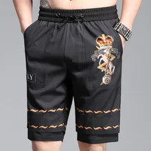 Лидер продаж, летние штаны для мужчин и женщин с забавным принтом, высокие уличные шорты в европейском и американском стиле мужские шорты для скейтборда в стиле хип-хоп