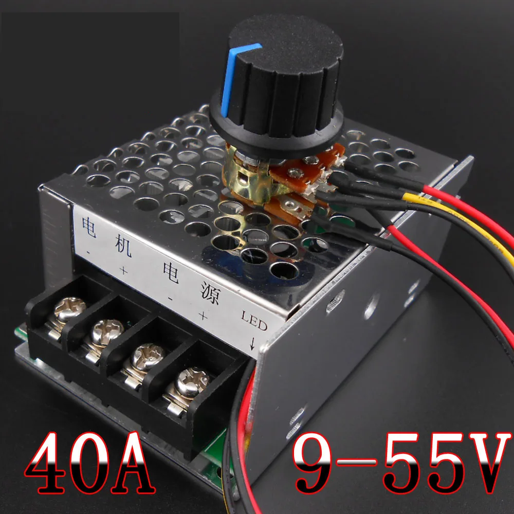 

DC 9-55V Motor Control Board 12V 24V 36V 48V Brush Motor Speed Controller for motor converted accessories