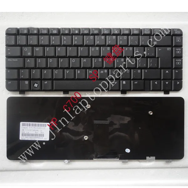 New Laptop Spanish SP Layout Keyboard For HP C700 C700T C727 C729 C730