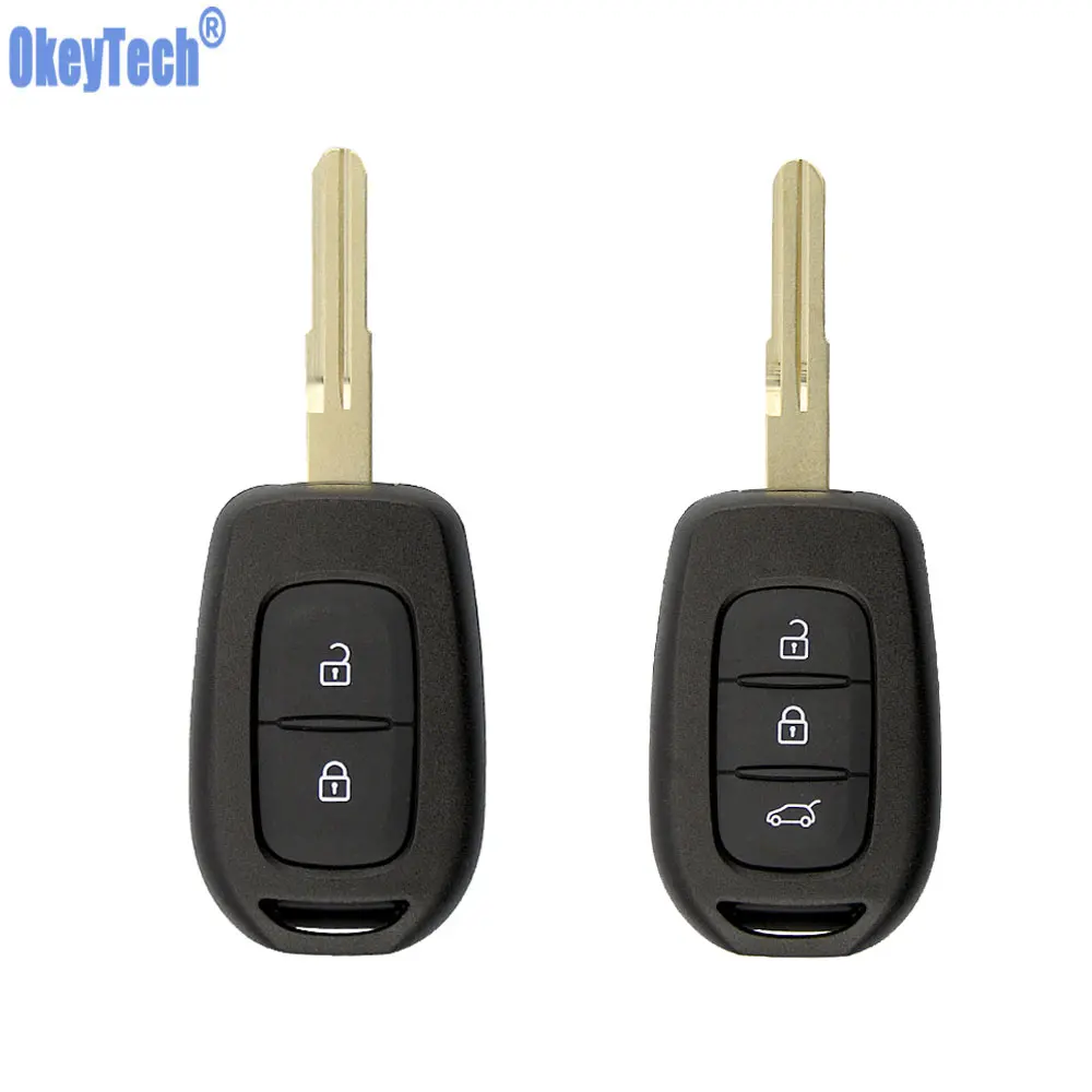 Чехол для автомобильного ключа OkeyTech с 2 и 3 кнопками Renault Scenic Master Megane Duster 2016 2017 Logan