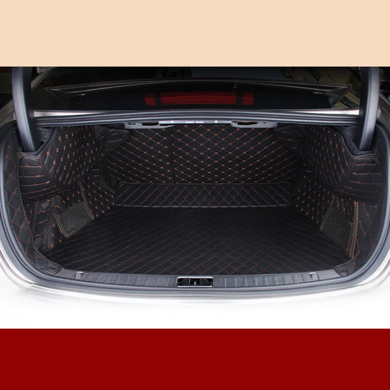

lsrtw2017 fibr leather car trunk mat for volvo S60 2010 2011 2012 2013 2014 2015 2016 2017 2018