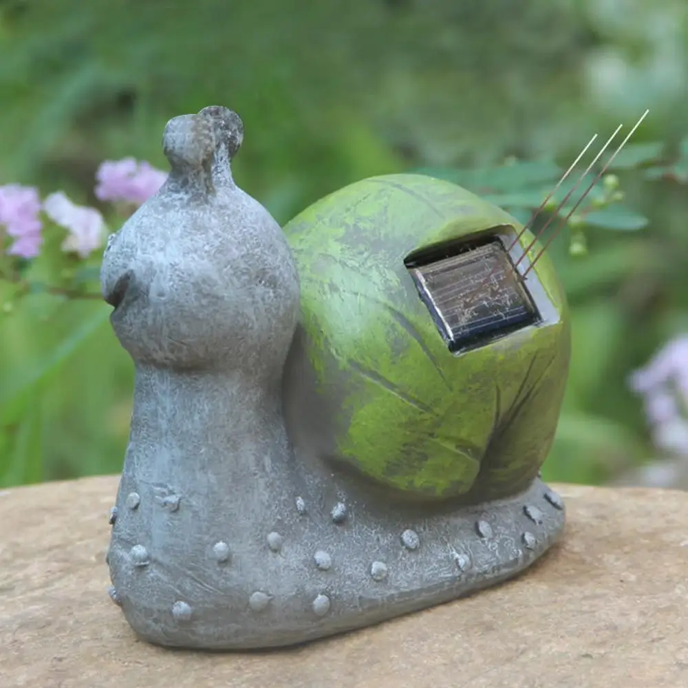Зеленый Cartoon Animal Solar LED Nightlight Waterproof Snail Power Lamp Garden Yard Decoration Warm Light For Outdoor Pathway Lighting - Испускаемый цвет: Зеленый