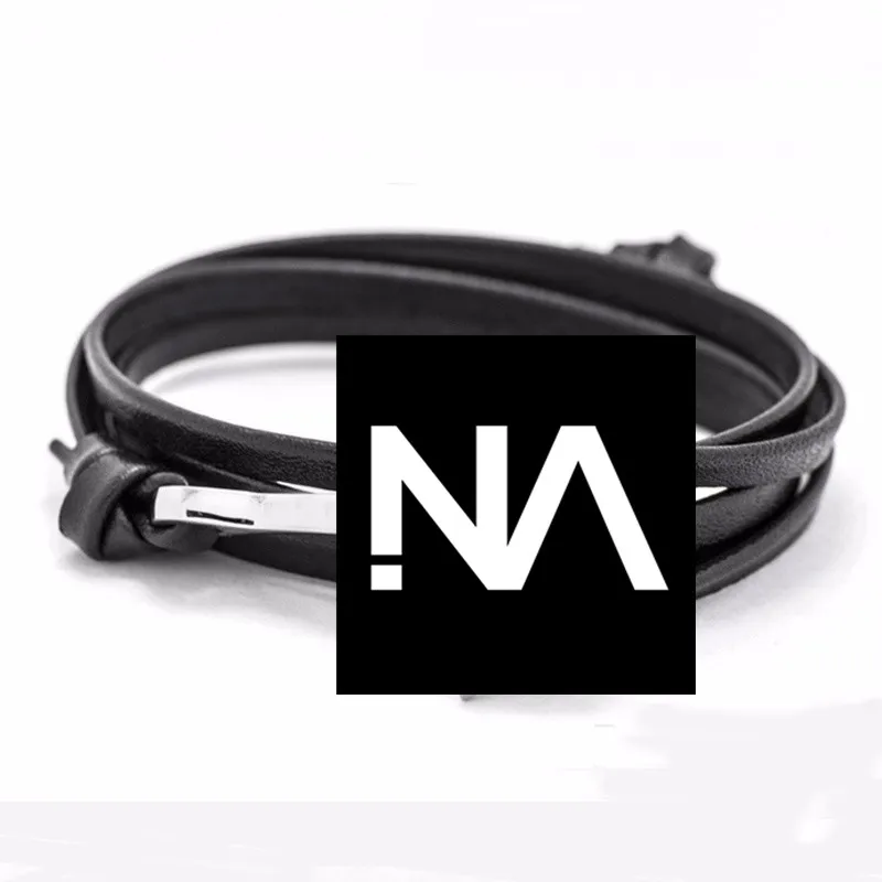 

New Arrival Retro Bracelets Fashion Jewelry 40cm Leather Bracelet Men Leather Bracelets For Women Best Gift