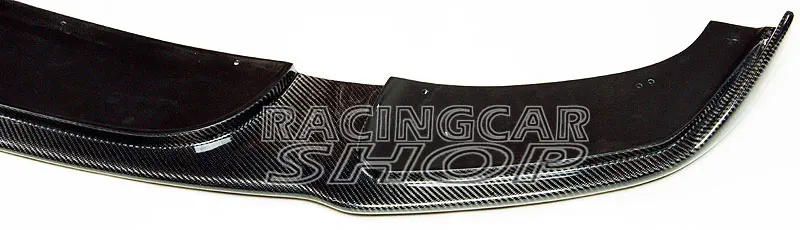 HAM style REAL CARBON FIBER FRONT LIP SPOILER FOR BMW F10 F18 5-SERIES MTECH Msport FRONT BUMPER 2011up
