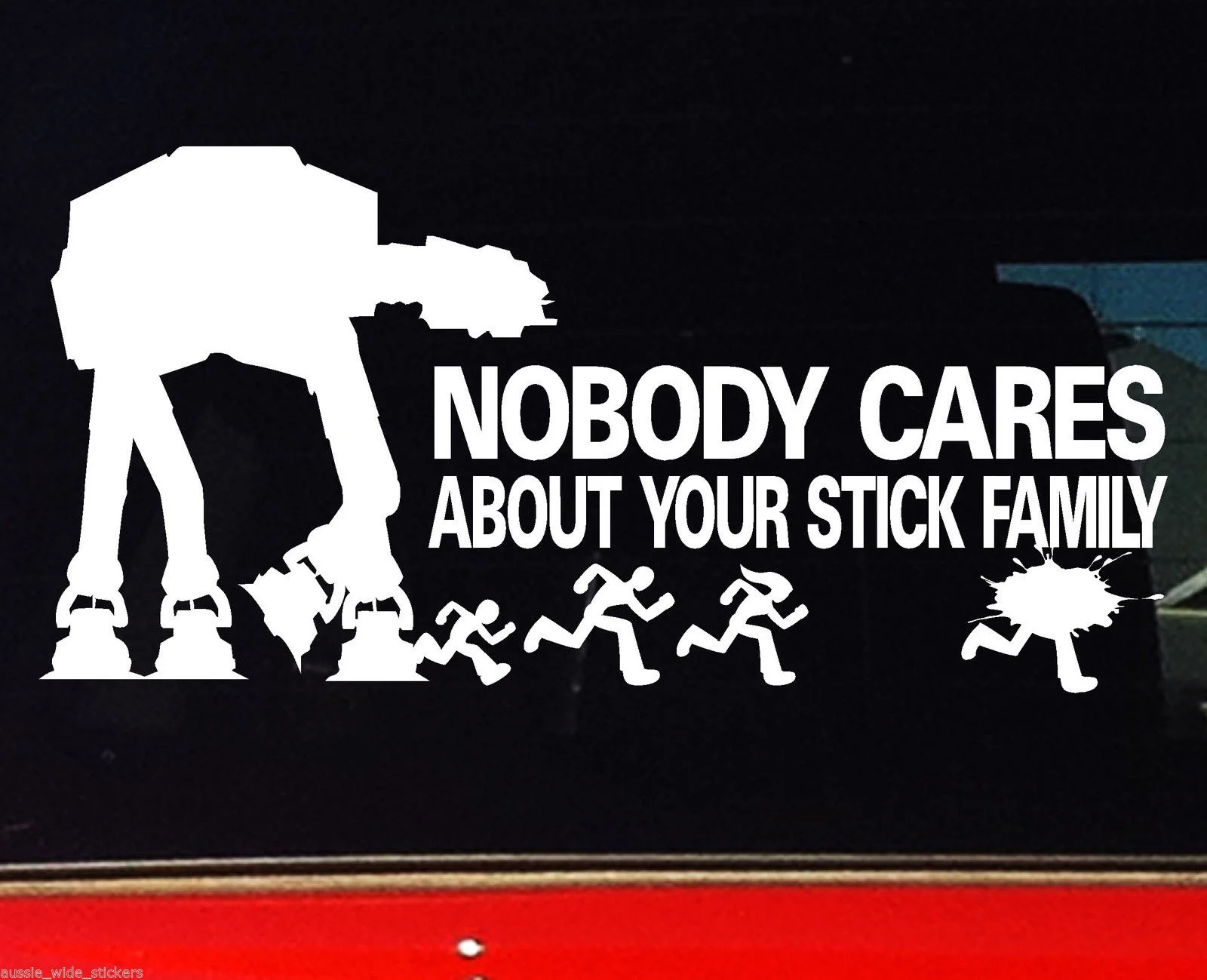 Car Styling For Funny Aussie BNS Camping Fishing Car 4x4 ute Stickers