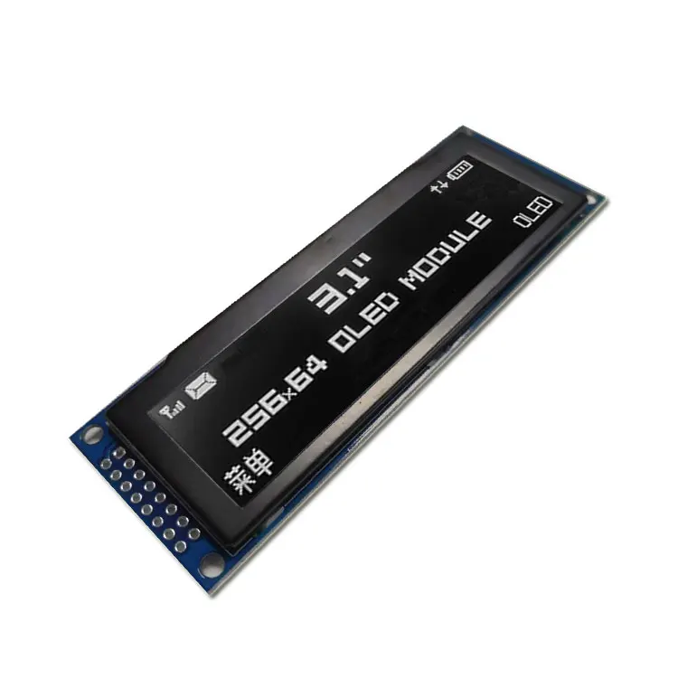 

Real OLED Display 3.12" 256*64 25664 Dots Graphic LCD Module Display Screen LCM Screen SSD1322 Controller Support SPI