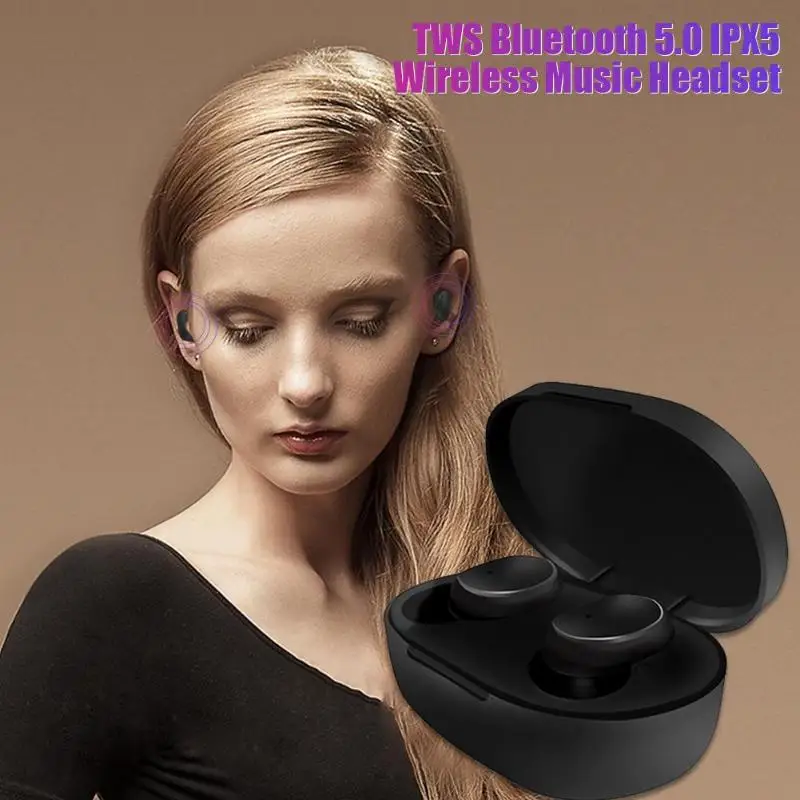 

A6S TWS Wireless Earbuds Waterproof IPX5 Gaming Earphones Bluetooth 5.0 Headset