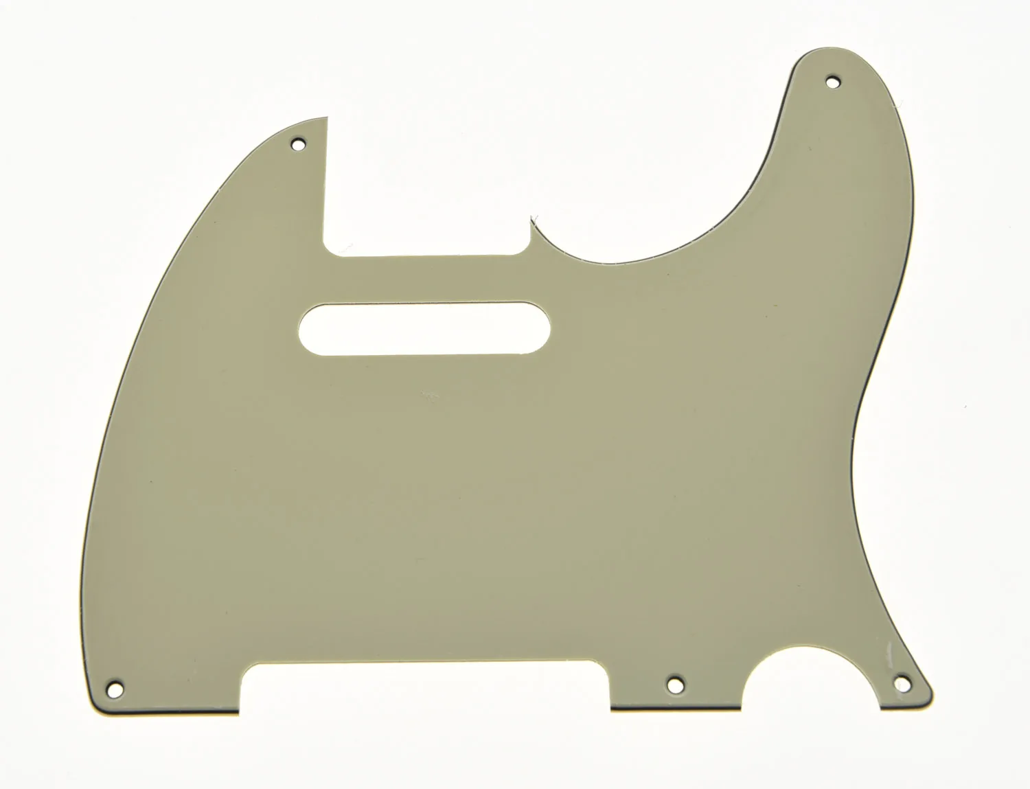 KAISH Telecaster Pickguard винтажный телегитарный стиль 5 отверстий Накладка для защиты деки с винтами различные цвета для телегитары - Цвет: Light cream