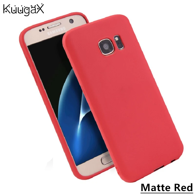 Матовые чехлы для Samsung Galaxy S8 S9 плюс Note8 C5 C9 Pro A3 2017 A5 A7 J7 J5 J3 ЕС J2 Prime S6 S7 край мягкий
