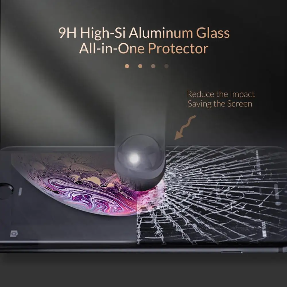 Защитное стекло ORICO закаленное для iphone 6/7/8/9H 2 шт.|Защитные стёкла и плёнки| |
