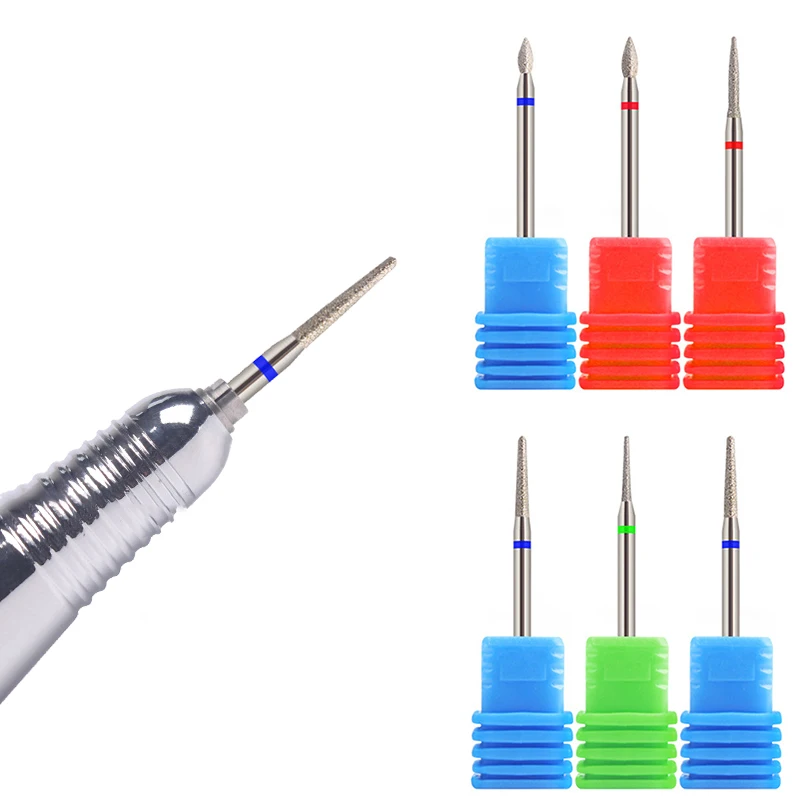 

1pc Rotate Diamond Material Nail Drill Electric Nail Sander Nail Art Tools Milling Burr Grinder Machine Manicure and Accessories