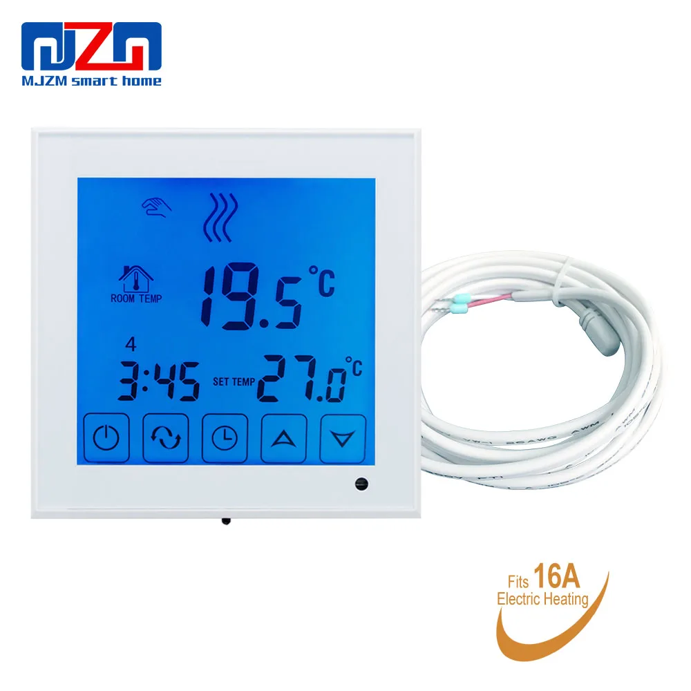 

MJZM 16A03-1 Touch Screen Thermostat for Electric Underfloor Heating Thermoregulator Warm Floor Digital Temperature Controller