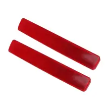 2Pcs Rear Bumper Reflectors Left And Right Red Lamp Car Tail Braking Warning Spare Parts Turn Signals For VW Transporter T5 2pcs car left