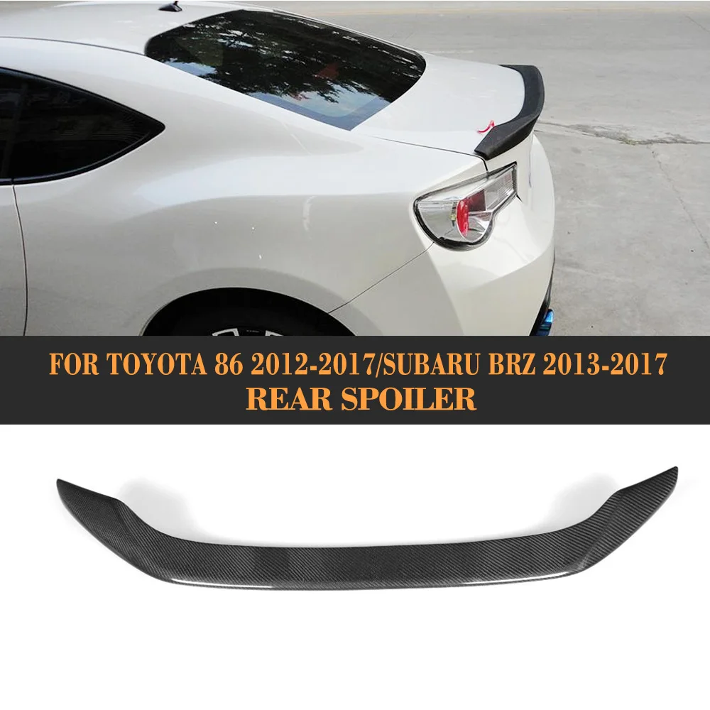 D style carbon fiber car rear spoiler for toyota,rear trunk wings for