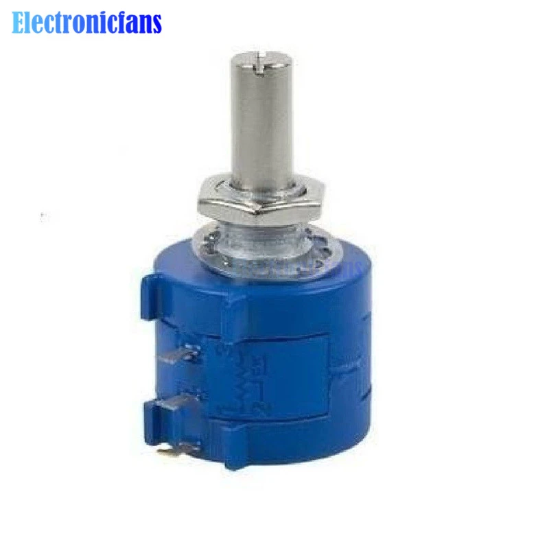 sourcing map 50W 500R Ohm Potentiom/ètre c/éramique bobine r/ésistance variable rh/éostat Avec Bouton