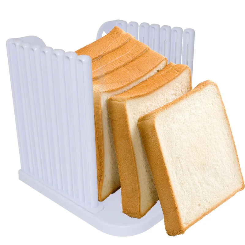 Free Shipping Plastic Bread Slicer Tool Toast Cutters Toast Bread Loaf