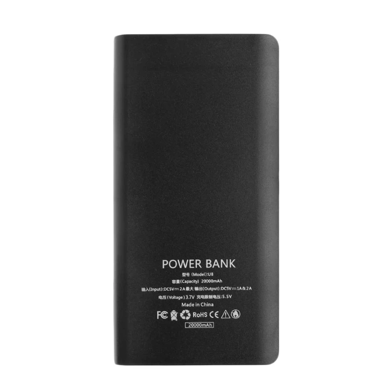 Портативный светодиодный дисплей типа C 2 порта USB 8x18650| |