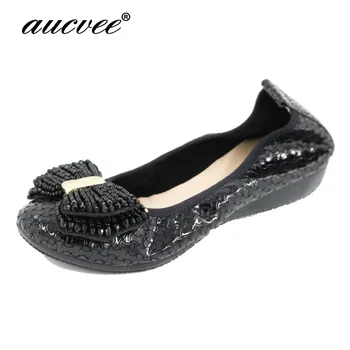 

Brand 2019 Spring Fashion Luxury Women Soft Ballet Flat Suede Butterfly Knot Slipony Ballerina Flats Espadrille Shoes JQ80