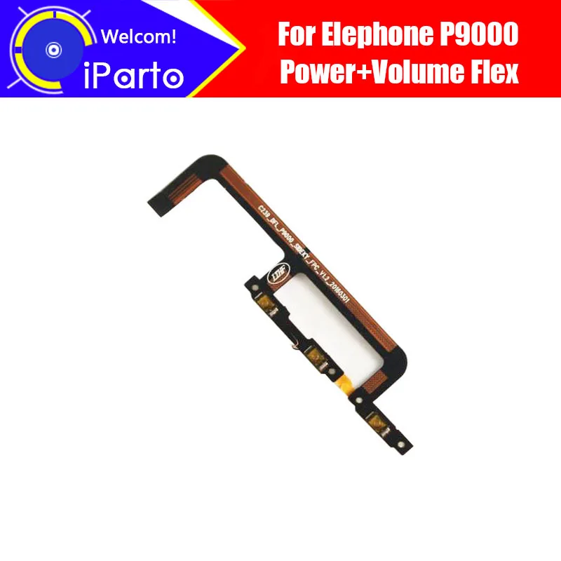 5.5 inch Elephone P9000 Button Flex 100% Original Power + Volume button Flex Cable repair parts for P9000 Lite Phone.