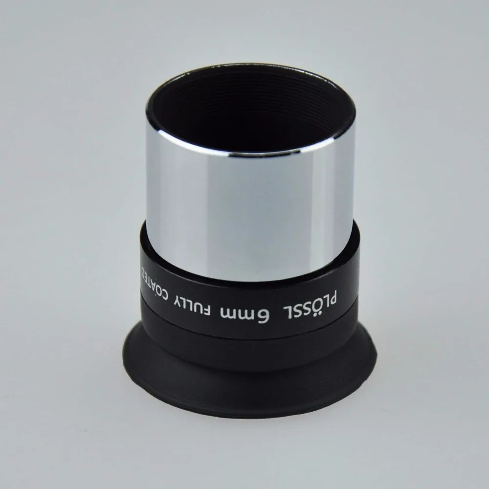6mm 1.25inch Plossl Telescope Eyepiece - 4-element Plossl Design - Threaded for Standard 1.25inch Astronomy Filters 6mm 1.25inch Plossl Telescope Eyepiece - 4-element Plossl Design - Threaded for Standard 1.25inch Astronomy Filters