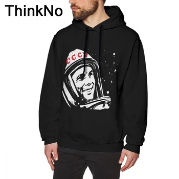 

Yuri Gagarin Cccp Long Sleeve For Male Anime sweatshirt 100% Cotton Free Shipping Casual New Arrival