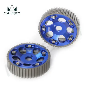 

Adjustable Cam Gears Pulley KIT Alloy Timing Gear FOR TOYOTA Supra 1JZ 2JZ CAM PULLEY PULLYS GEARS BLUE 2PCS