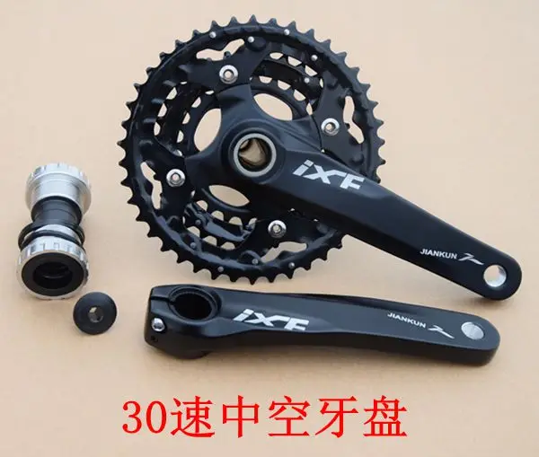 

MODENG IXF Aluminium Alloy Positioning Hollow Integral Crankset 30 speed MTB 26 27.5 29 Chainwheel DIY bike parts and accessoies