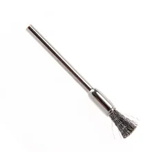 45 шт. набор кисточек из нержавеющей стали, набор кисточек, подходит для вращающихся инструментов Dremel, набор аксессуаров QJ888