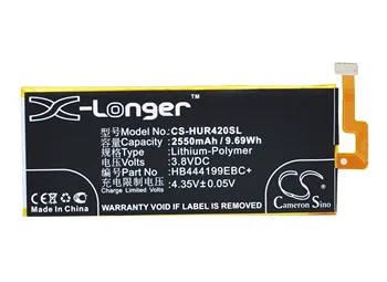 

2020 High Quality 2550mAh Battery HB444199EBC+ for Huawei C8818, CHC-U01, CL00, TL00H, UL00, G Play Mini, G650, Honor 4C