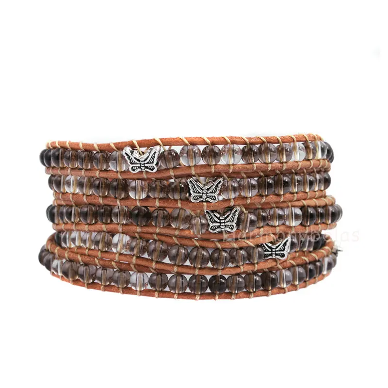 Unisex European Style Jewelry Women Bracelets Fashion Handmade Leather