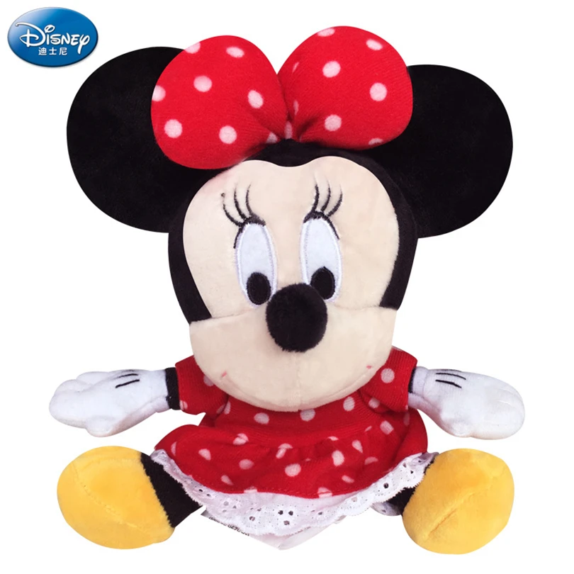 christmas mickey and minnie plush