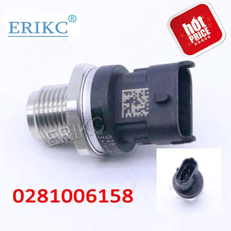 Бесплатная доставка новый датчик давления топливного перила ERIKC 0281006158 504152959 55230978