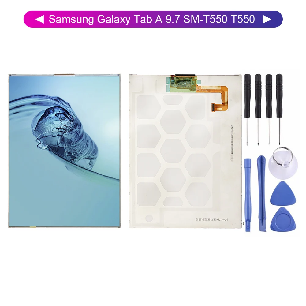 

100% Test For Samsung Galaxy Tab A 9.7 SM-T550 T550 LCD Display Digitizer Screen Model Free Tools