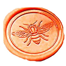 Винтаж милые пчела летит Воск уплотнительное штамп латунь павлин металлической ручкой Щупы для мангала плавления ложка деревянной подарочной коробке комплект роскошные пользовательские