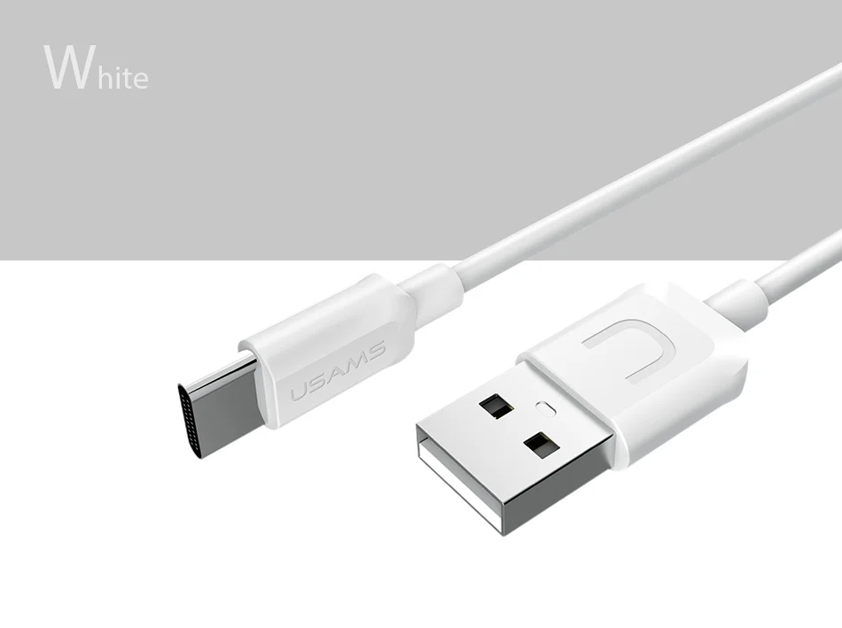 5 шт./лот USAMS Тип USB c Тип кабеля-C кабель для Samsung gaxaly S8 плюс Huawei Xiaomi mi6 MI5 OnePlus 5 USB-C Зарядное устройство кабель
