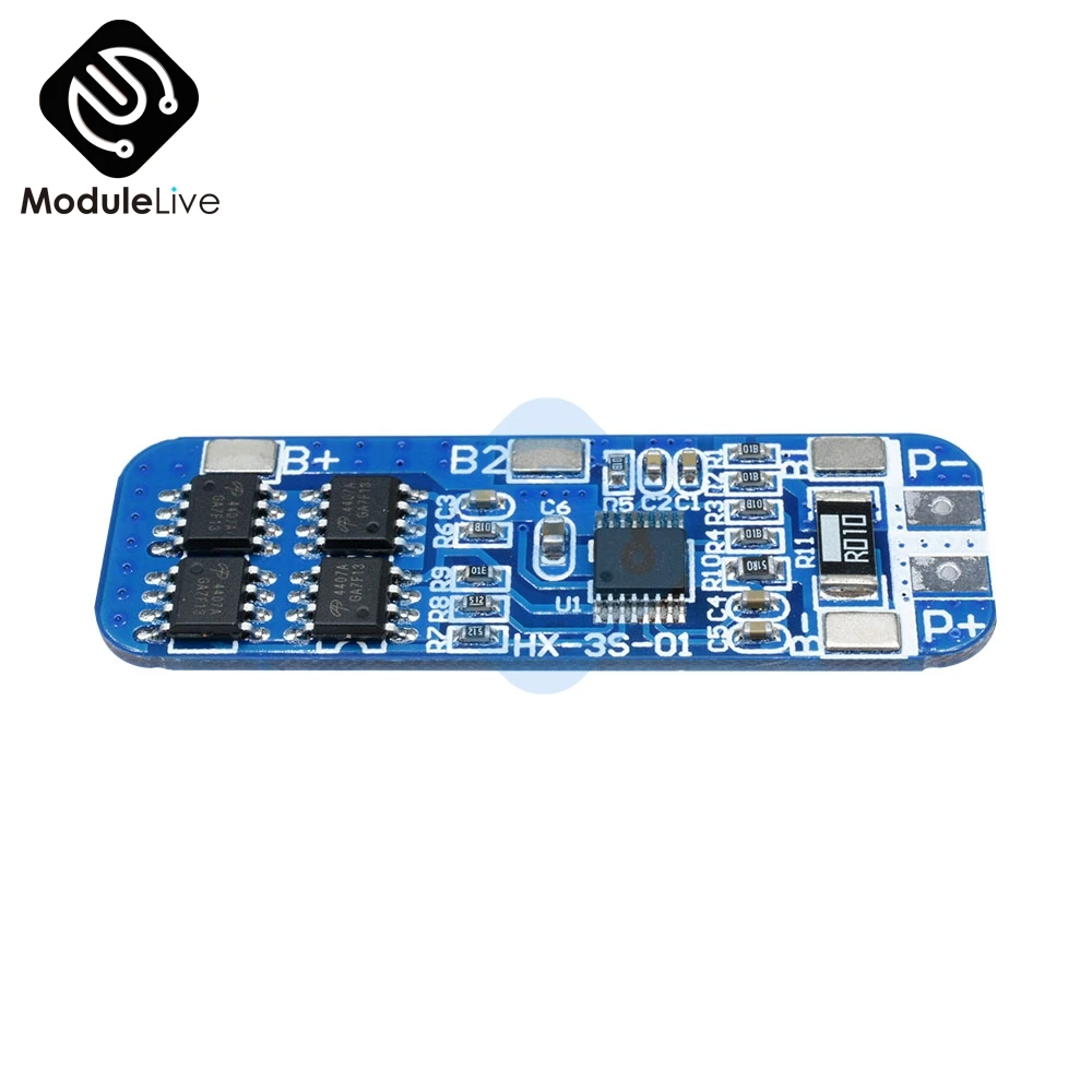 3S 12V 18650 10A BMS зарядное устройство литий ионная литиевая батарея Защитная плата 10 8 V