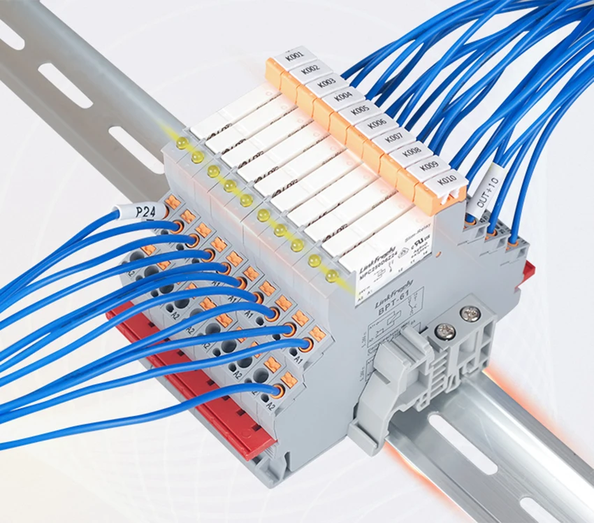 BPT-61 HF41F 12-ZST 10 шт. вставной пружинный din-рейку реле 12 В в 6A 250VAC/30VDC из электрического реле напряжения Модуль и плата