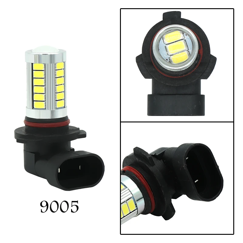 2 шт. 9006 HB4 светодиодный 9005 HB3 H4 H7 H11 H8 5630 33SMD противотуманная фара для дневных ходовых огней светильник поворота Торможение лампы автоматические светодиоды DC12V