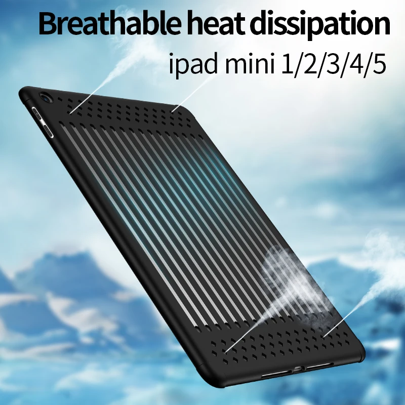 Чехол для iPad mini5/4/3/2/1 поколения 7 9 дюйма Мягкий Силиконовый ТПУ чехол 2019 mini5 A2133 A2125