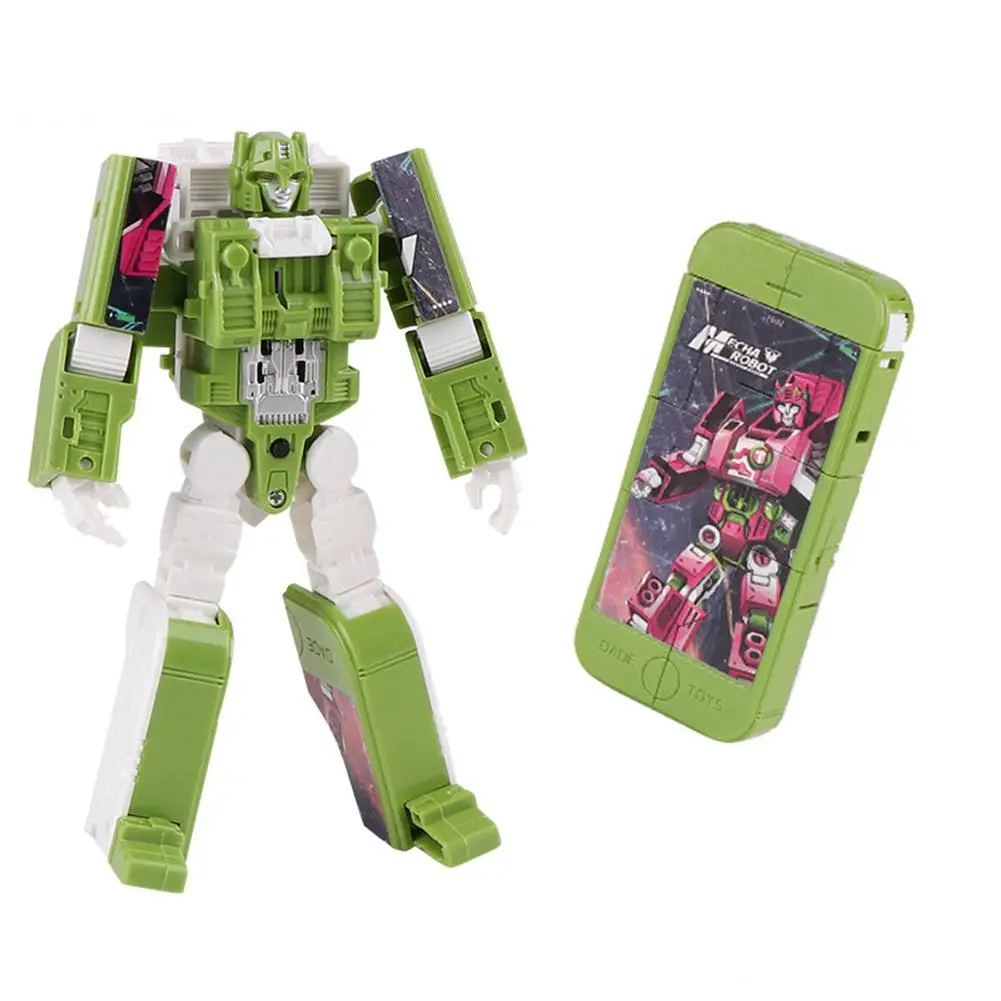 

Children's Transformation Deformation Mobile Phone Robot Toy with Light Music