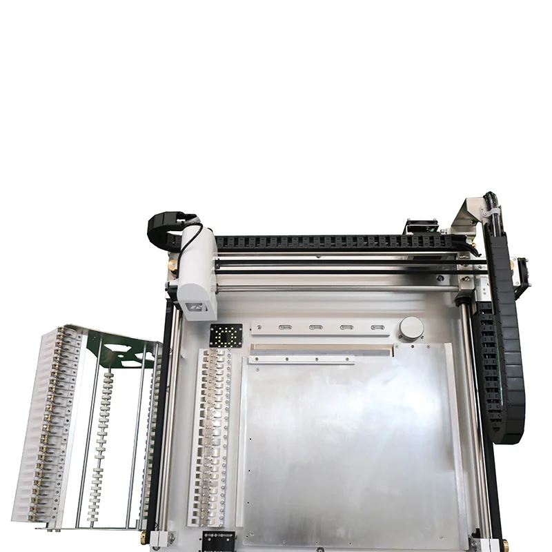 Easy Use Automatic PCB Printing with 2 Cameras 24 Feeders Desktop Pick and place