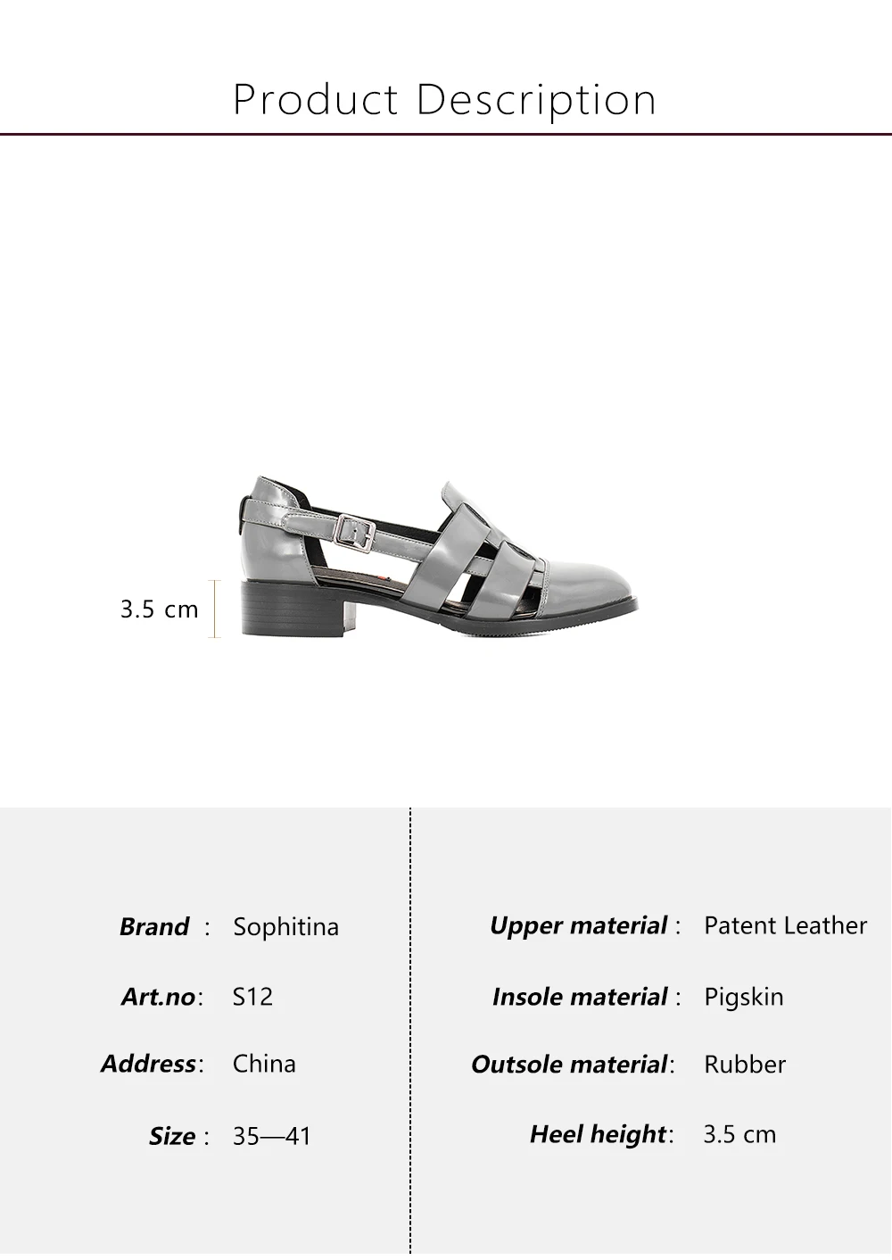 SOPHITINA/Женские сандалии выполнены из натуральной кожи. Верх обуви изготовлен из ремешков. Модель фиксируется на ноге при помощи ремешка с эластичной вставкой. Легкая и прочная подошва.Комфортная обувь для ходьбе S12
