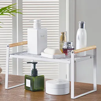 

Newly Home Organizer Cupboard Storage Shelf Rack Multifunction Kitchen Dish Holder VA88